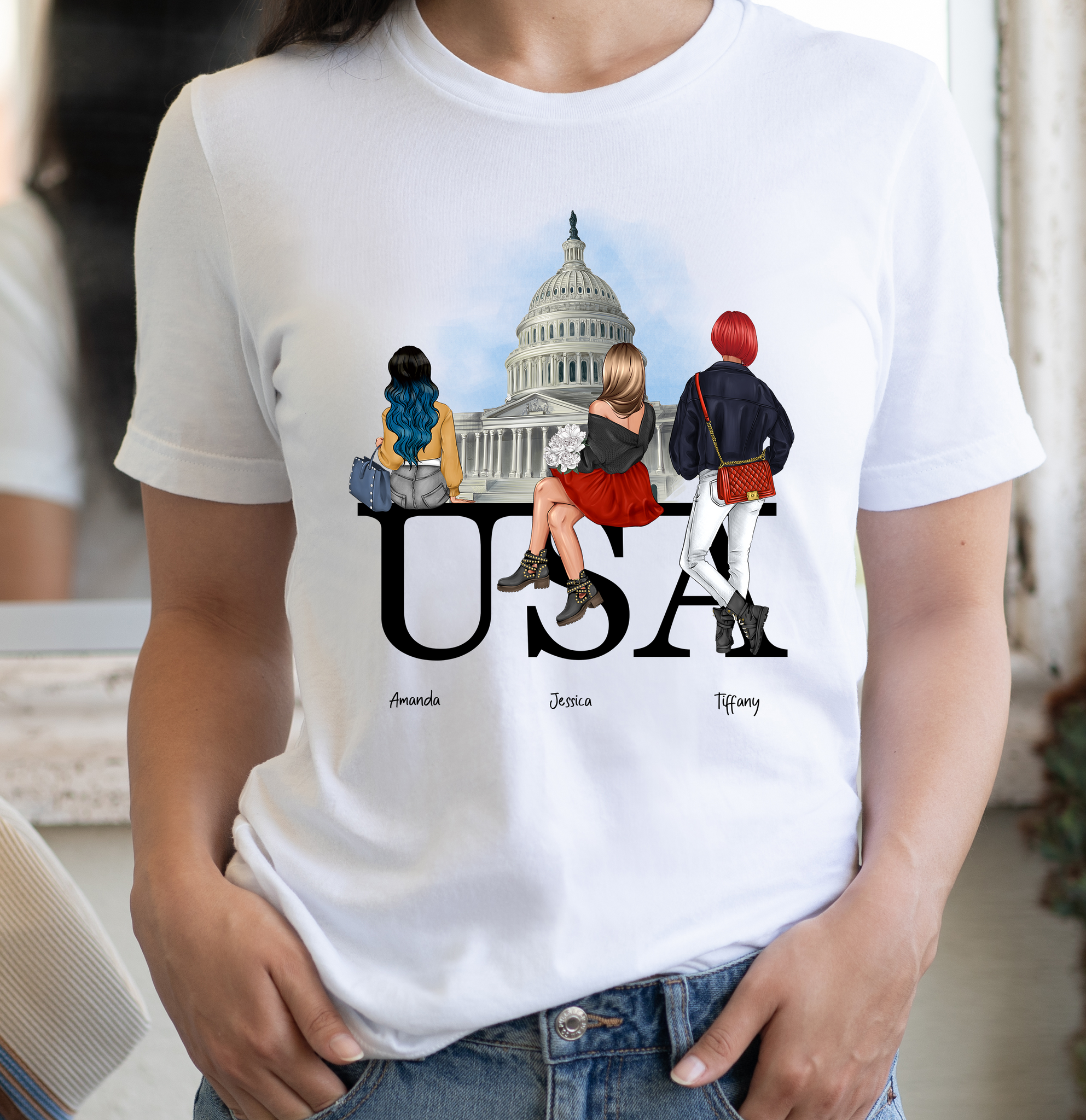 Besties Travel - Personalized T-Shirt