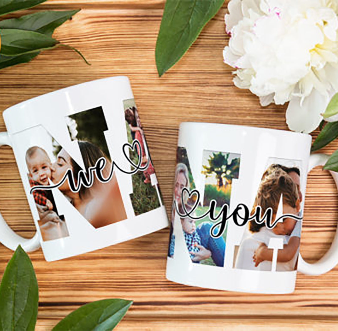 We Love You Nana - Personalized Photo Mug