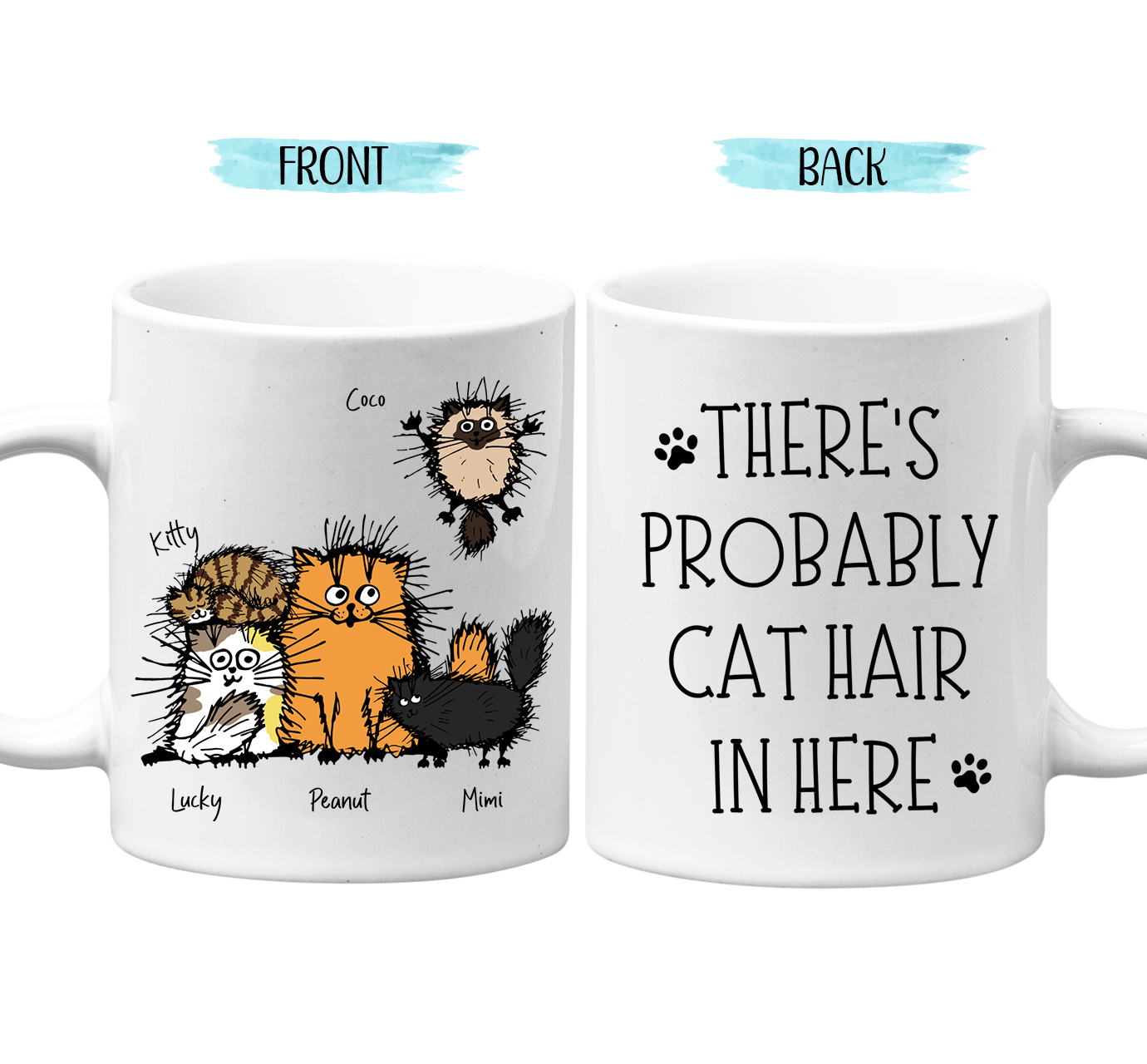 Funny Cat - Cat Lover - Personalized Mug