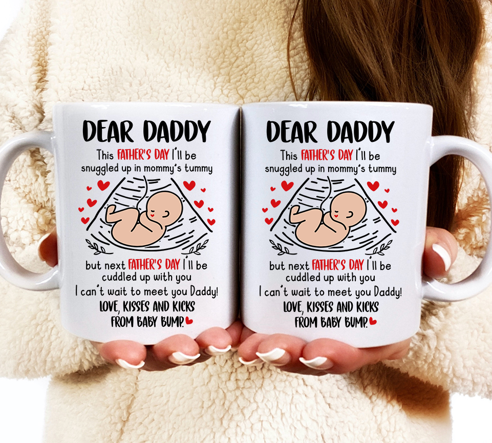Baby Sonogram - Father's Day - Personalized Mug
