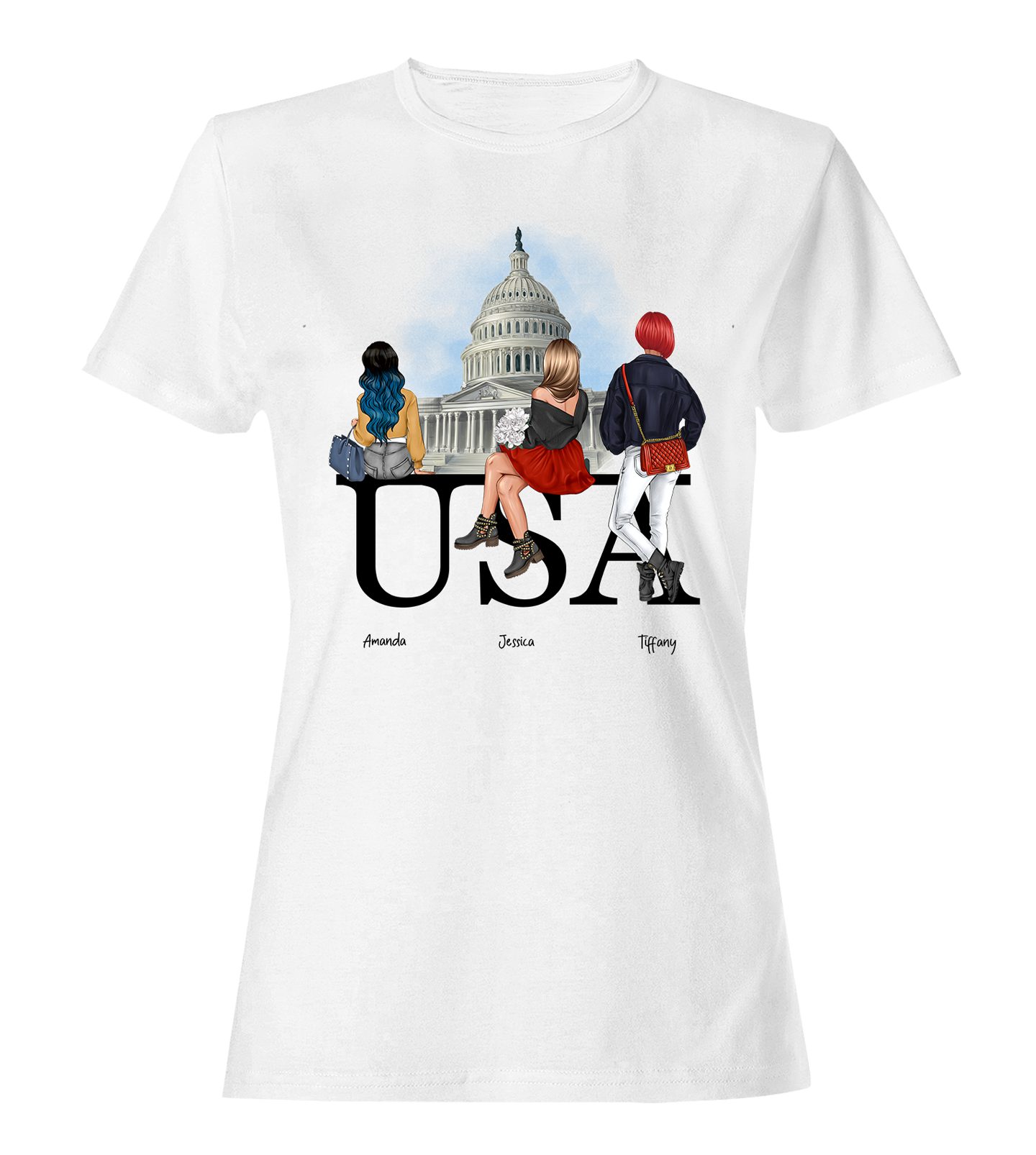 Besties Travel - Personalized T-Shirt