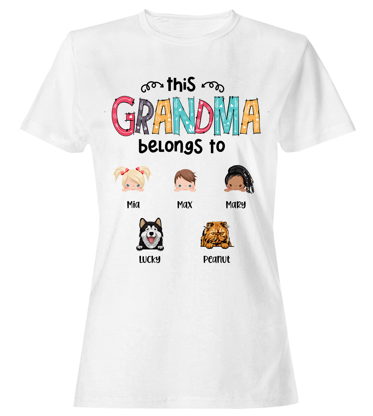 This (Family Title) Belong to - Personalized Unisex T-Shirt